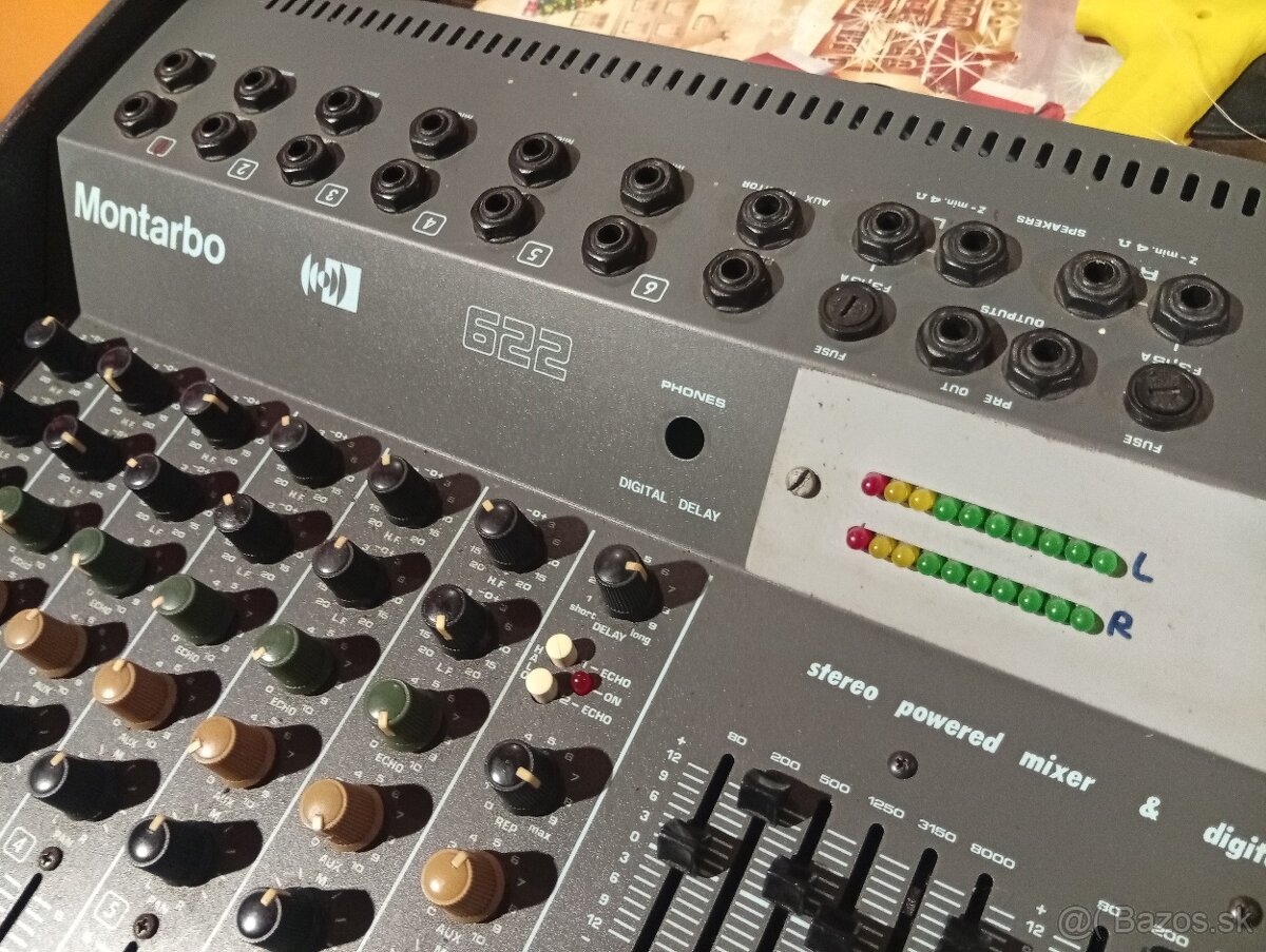 Mixpult so zosilňovačom Montarbo 622 - 4