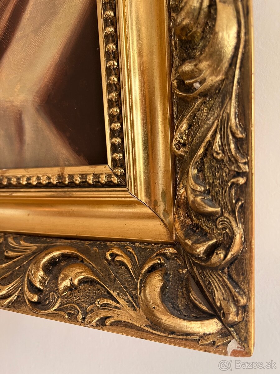 Starožitný obraz Malovec - 4