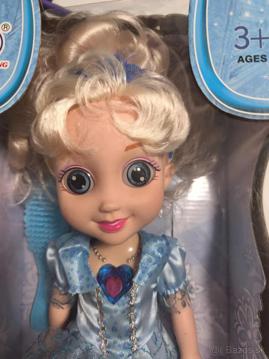 Bábika Anna a Elsa vysoká 36 cm spieva a svieti - 4