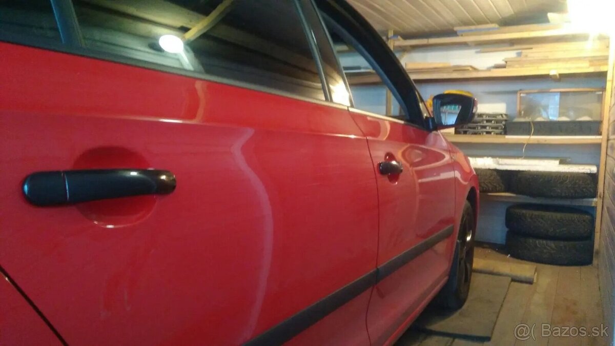 ČIERNE a KARBONOVE kľučky krytky klučiek dveri - 4