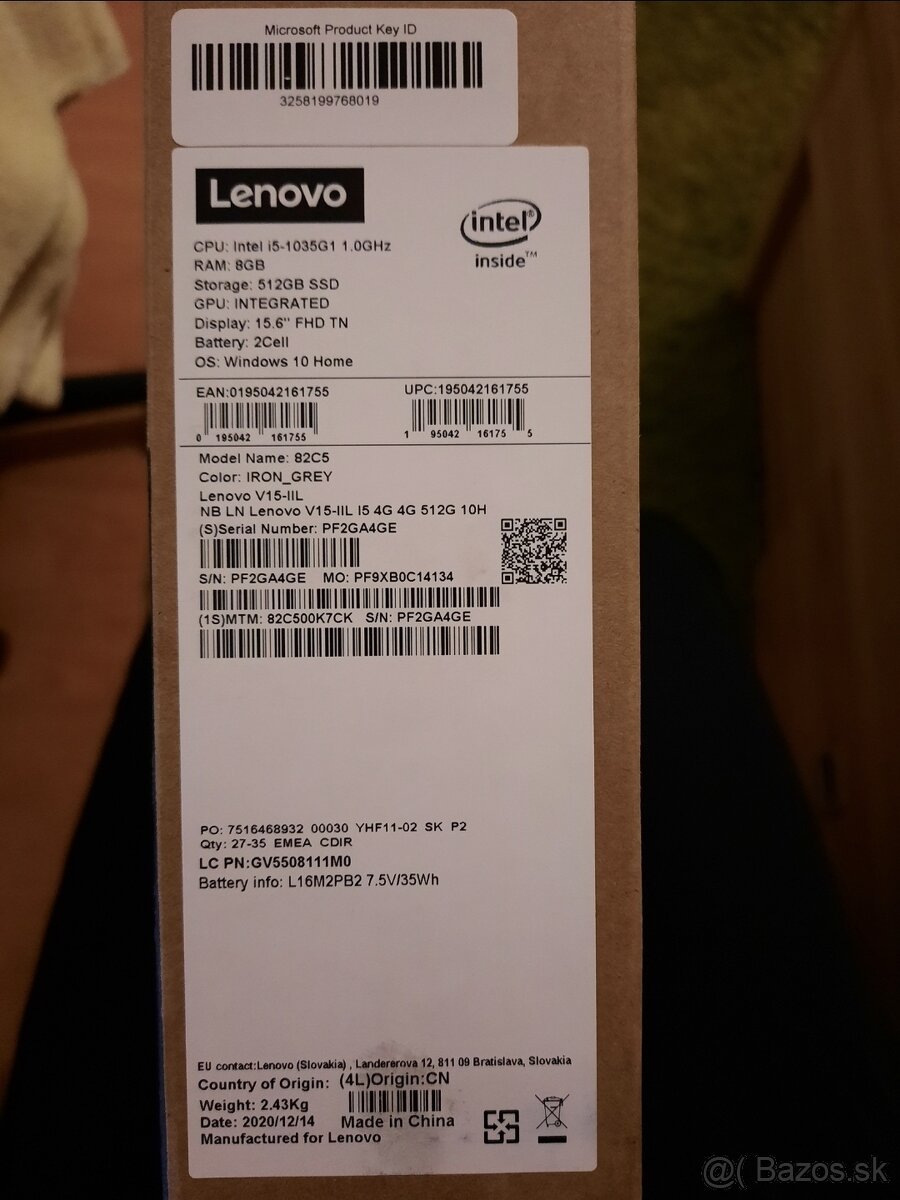 Notebook Lenovo - 4