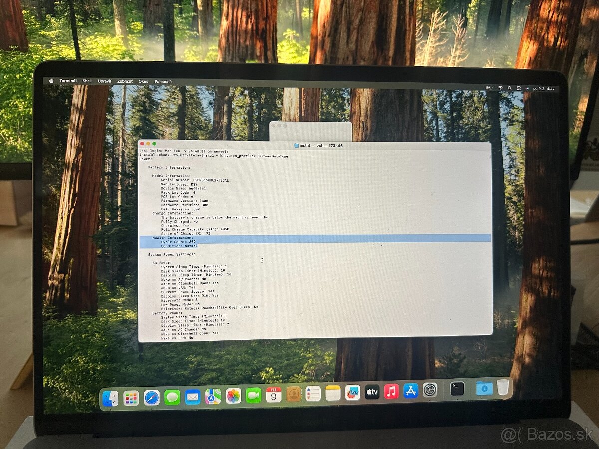 MacBook Pro 16” (2019) – Intel Core i7 - 4