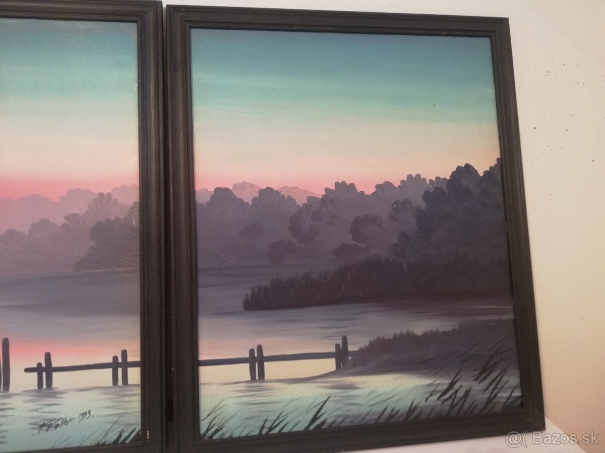 Predám trojdielny obraz - 4