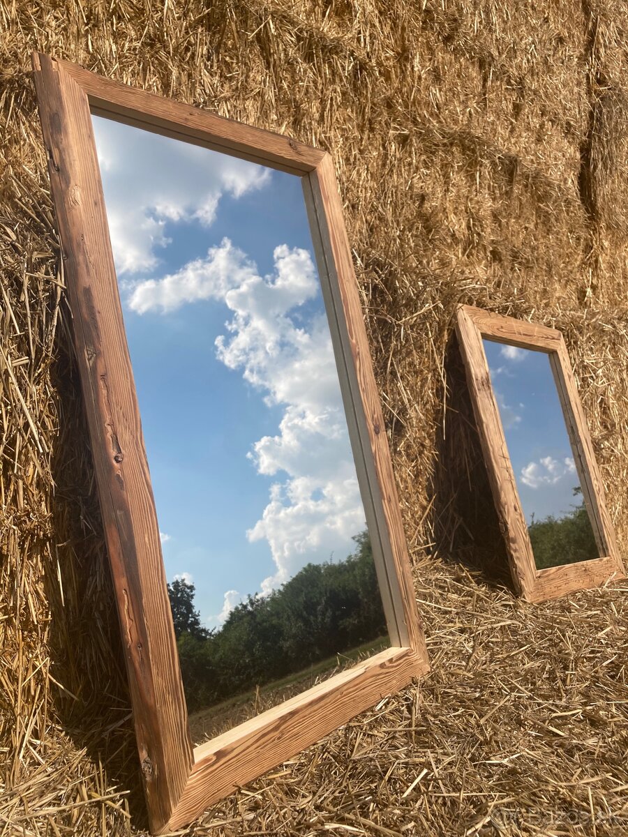 Zrkadlá a rámy zo starého dreva - 4