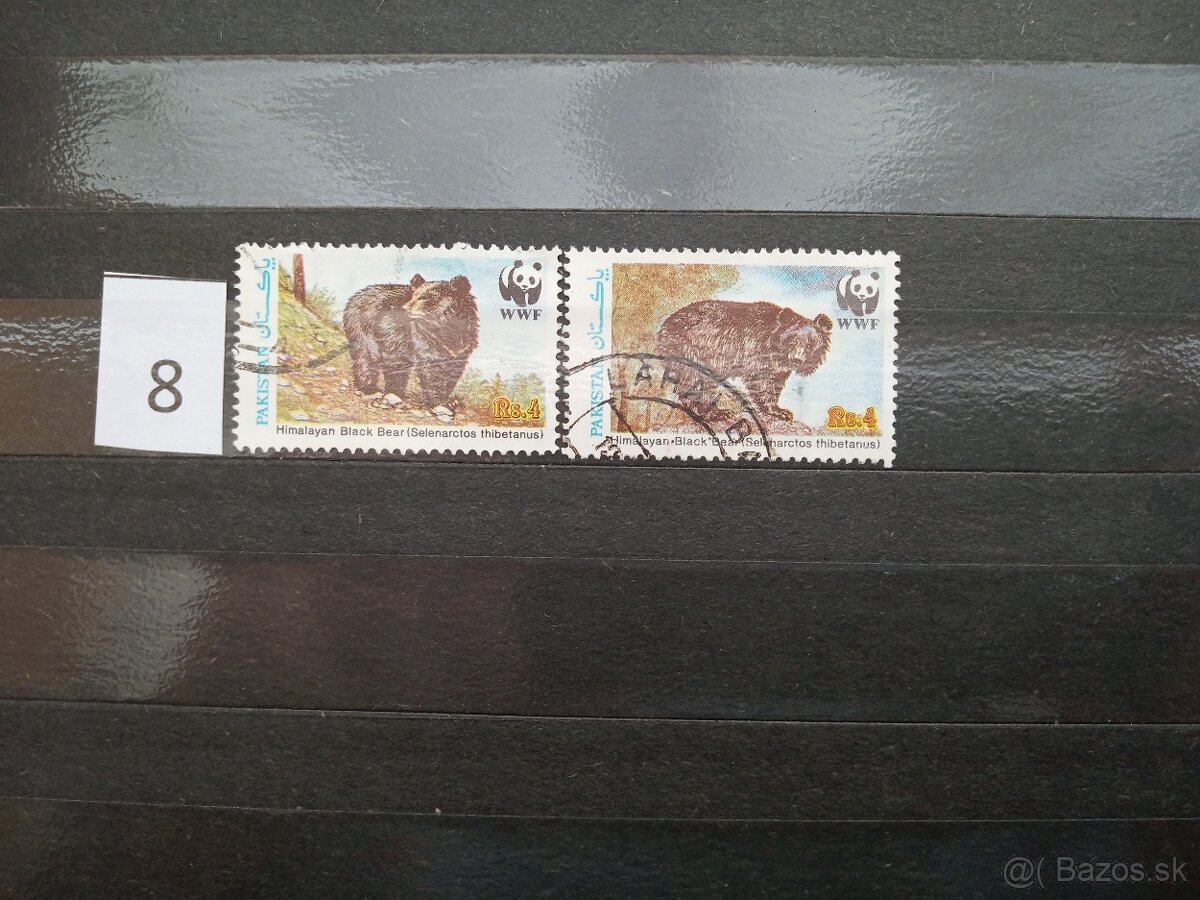 Poštové známky č.487 - AZIA - I.- 20 ks sérií - 4