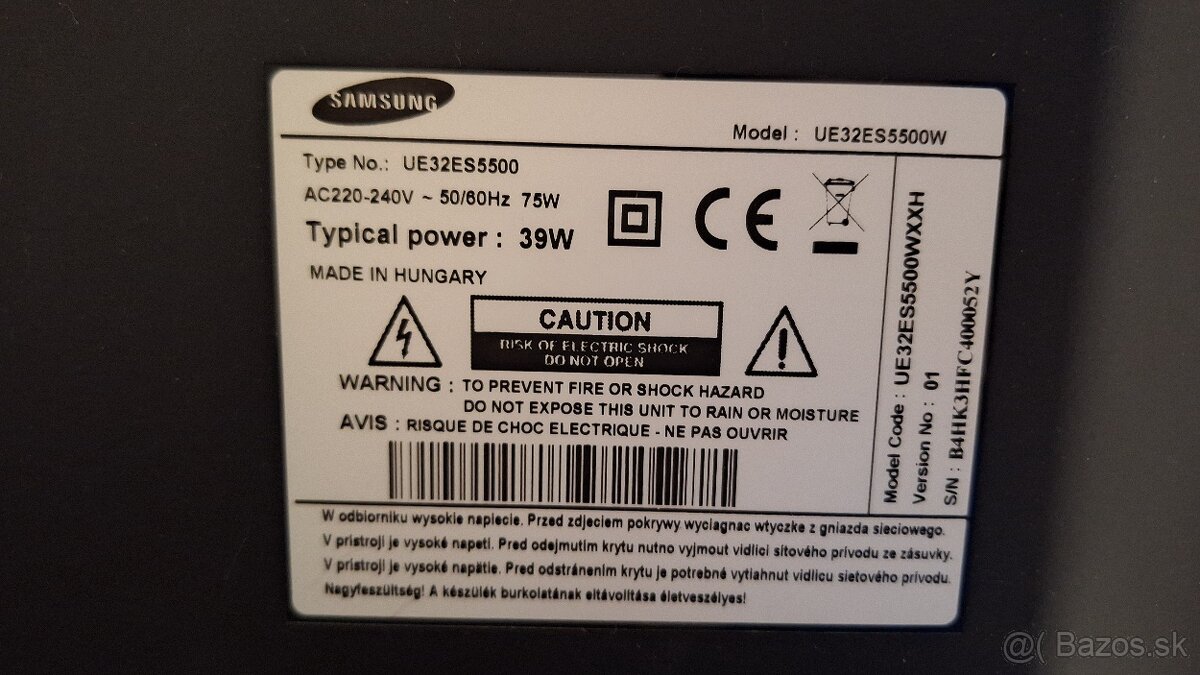 SAMSUNG UE32ES5500W - 4