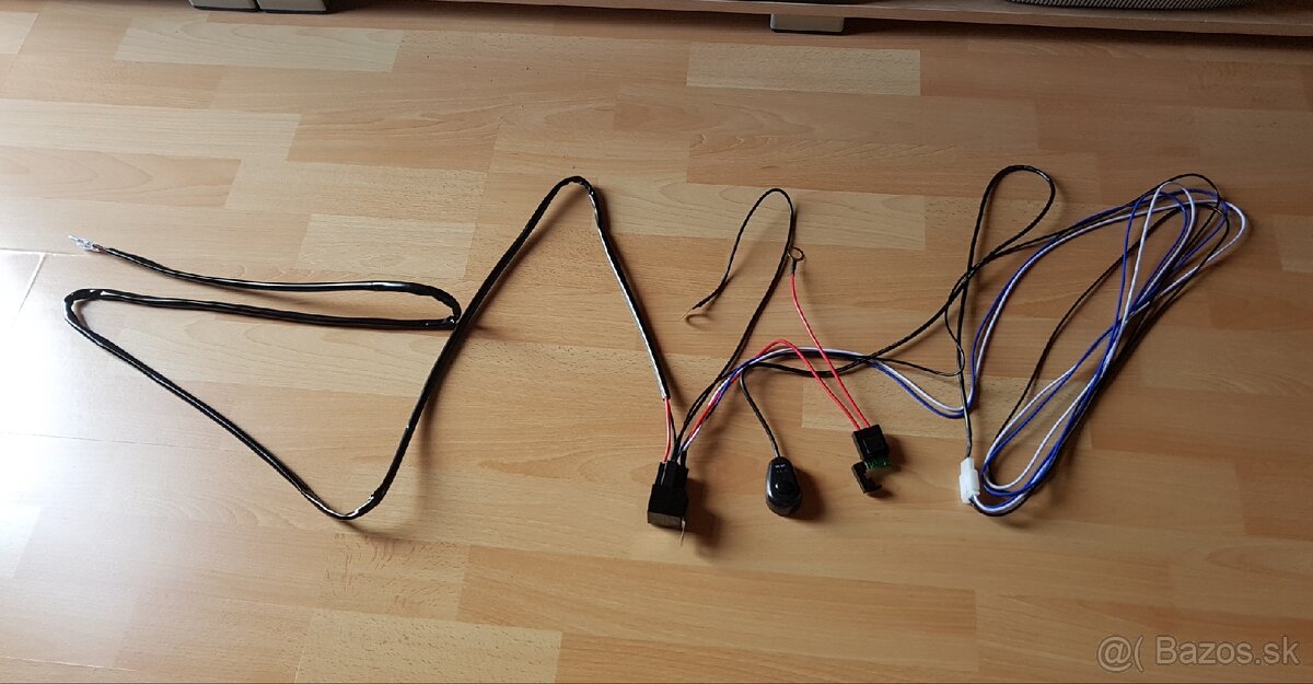 Kabeláž na led rampy - svetla
- 4