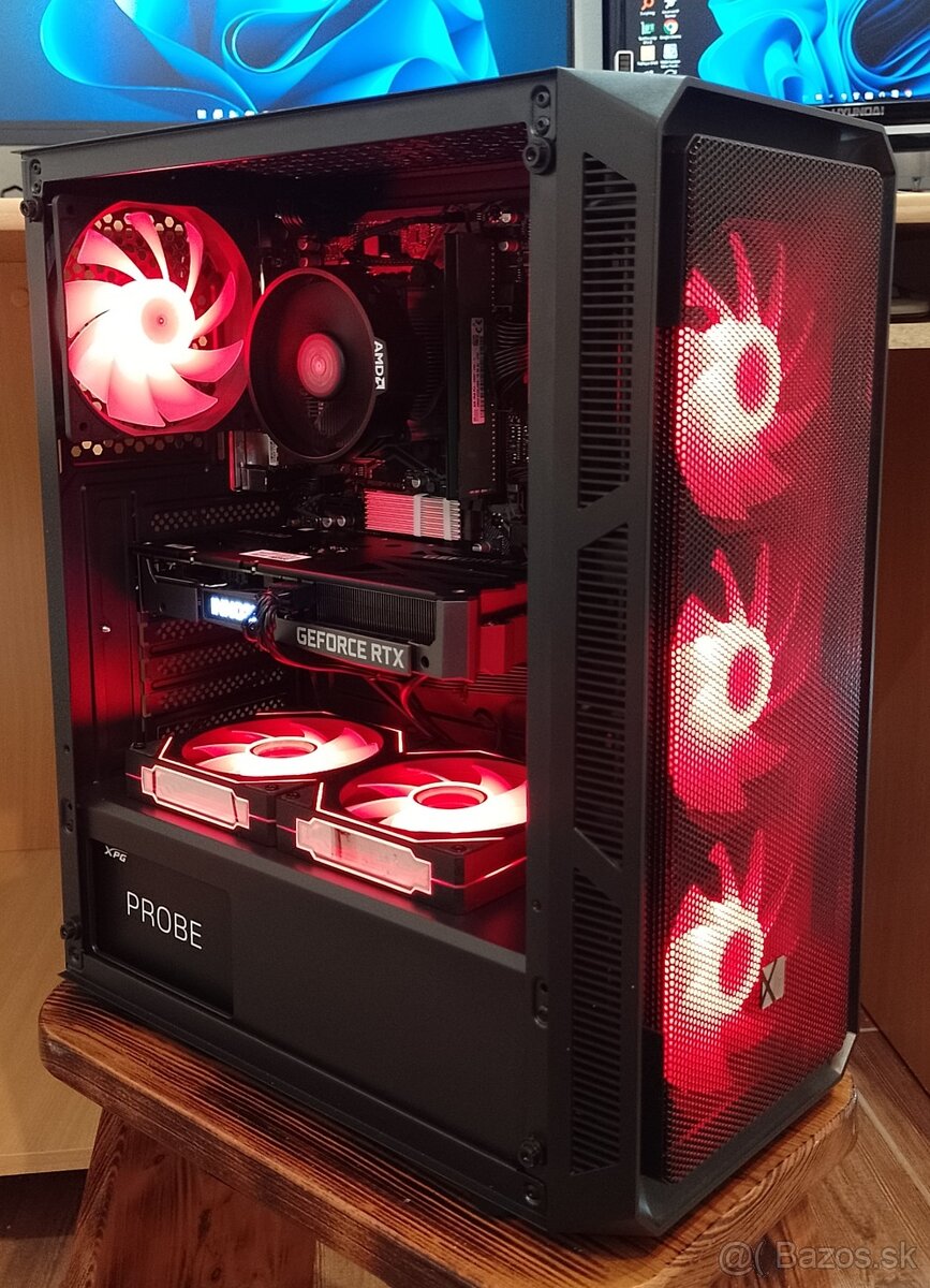 HERNÝ PC–Ryzen 5+RTX 3060 12GB+NVMe+Win11 PRO - 4