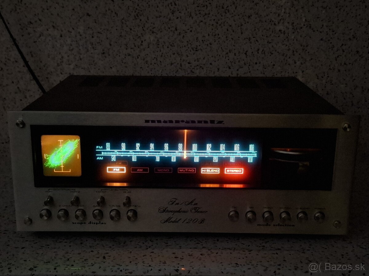 SCOPE DISPLAY / Marantz Model 120B FM/AM STEREOPHONIC TUNER - 4