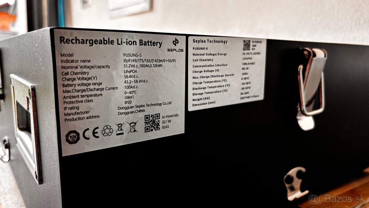 LiFePO4 SEPLOS PUSUNG baterie - 4