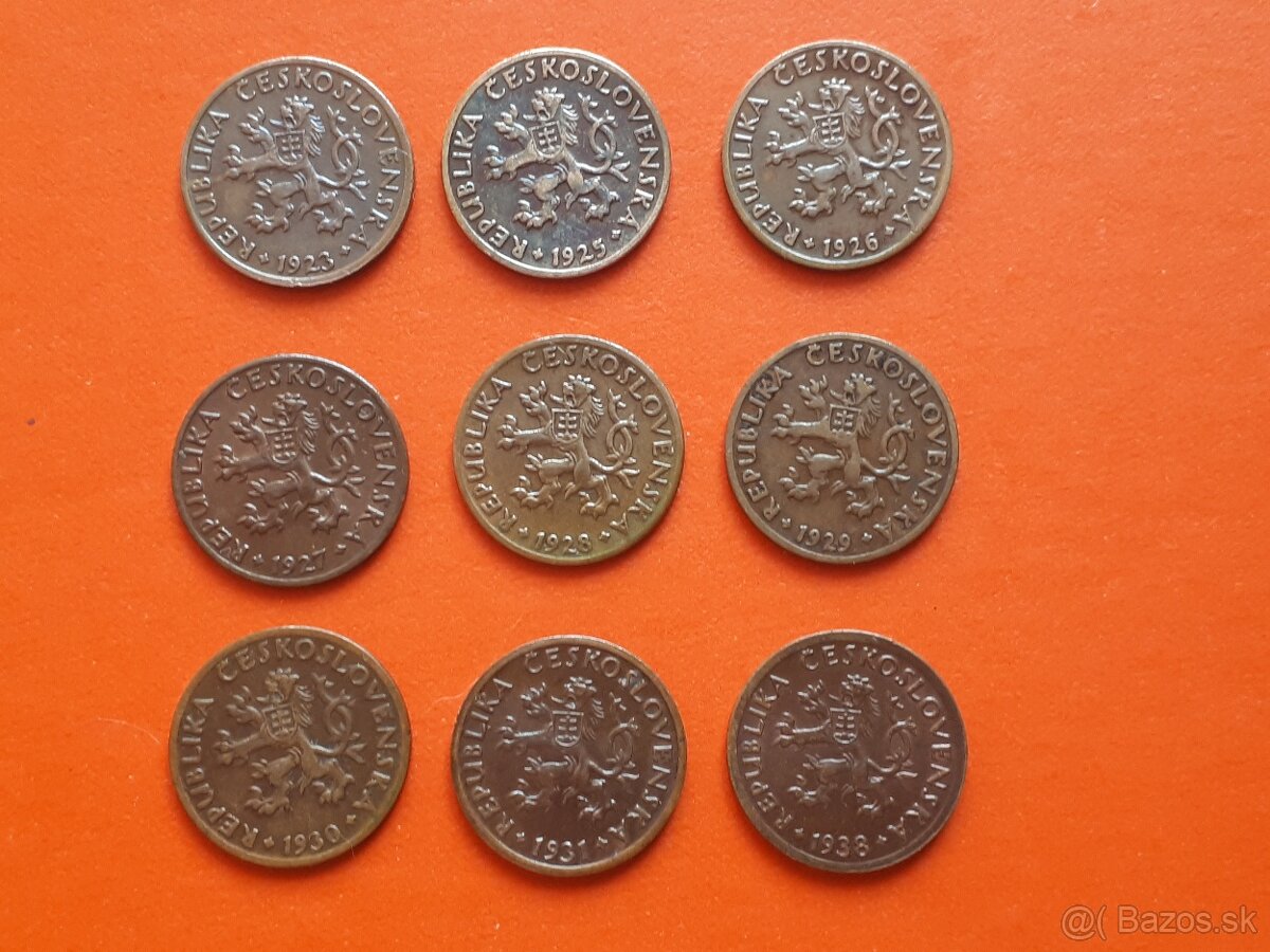 Ponúkam na predaj mince 1.Republika a ČSSR - 4