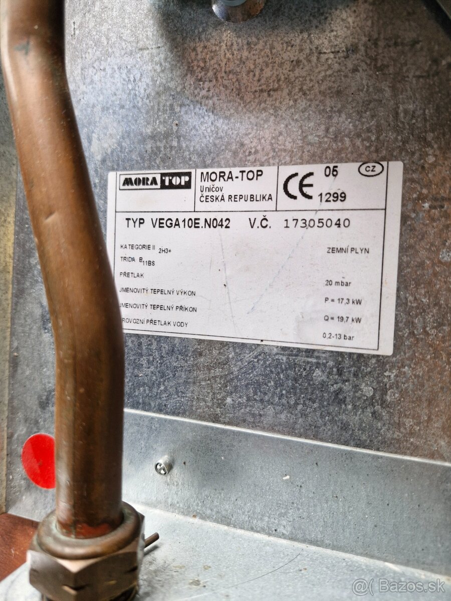 Predám prietokový ohrievač MORA VEGA 10E MAX - 4