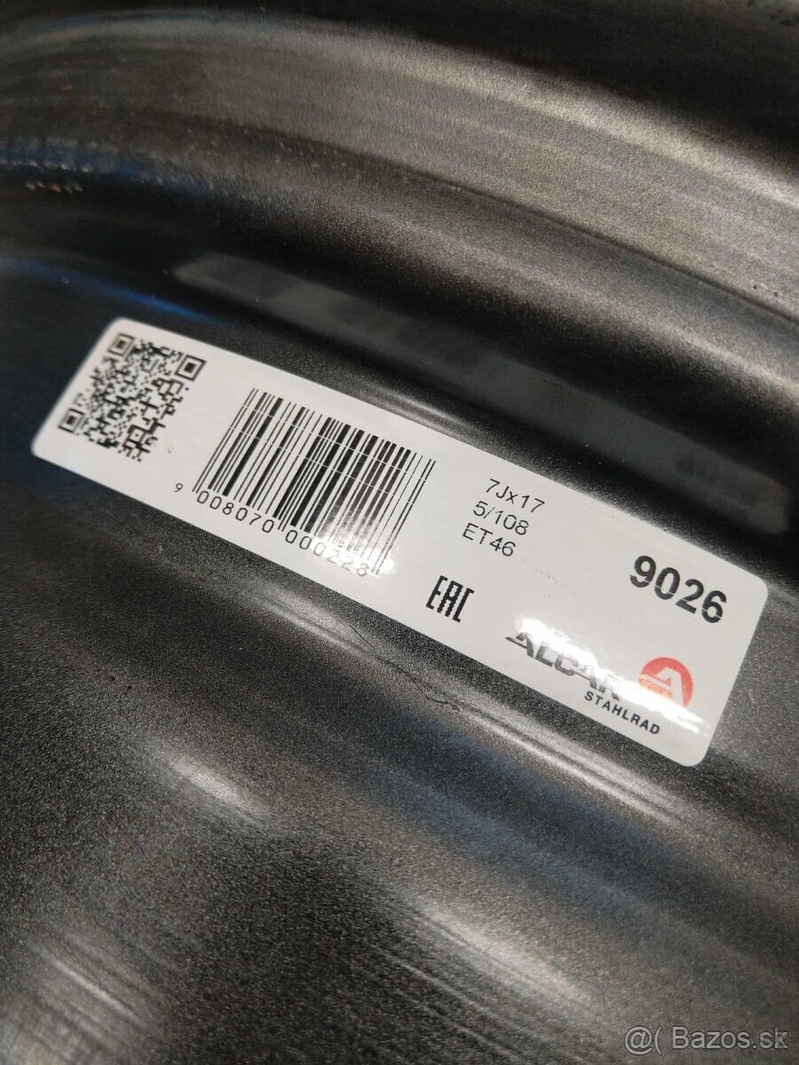 5 x 108 R 17 + 225/55 17 zimné. - 4