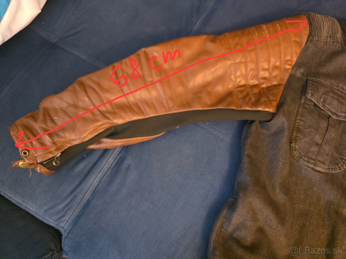 Motorkárska bunda TRILOBITE ACID SCRAMBLER 964 hnedá - 4