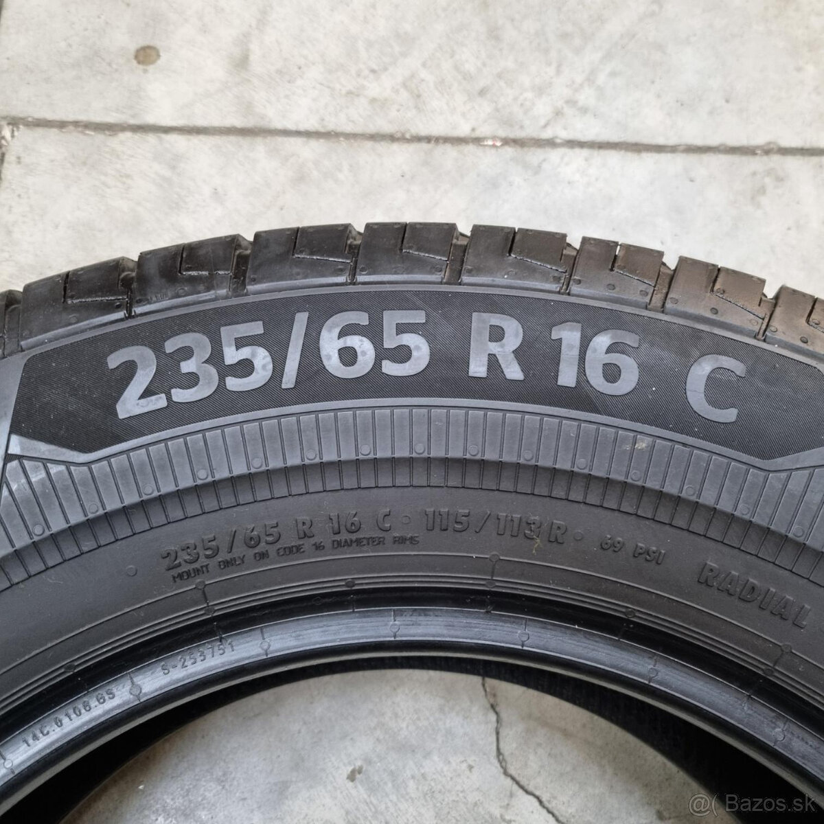 Letné dodávkové pneumatiky 235/65 R16C CONTINENTAL - 4