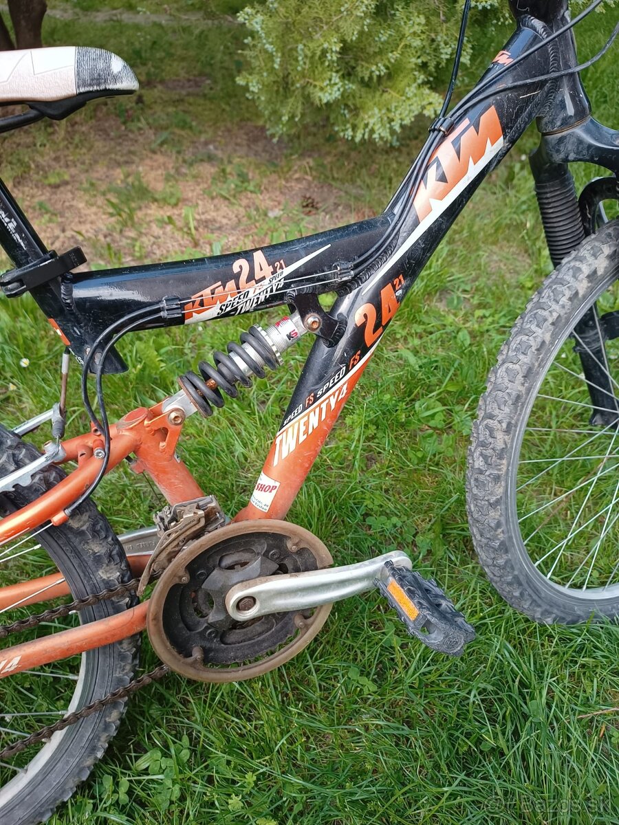 24" detsky horsky celoodpruzeny bicykel KTM - 4