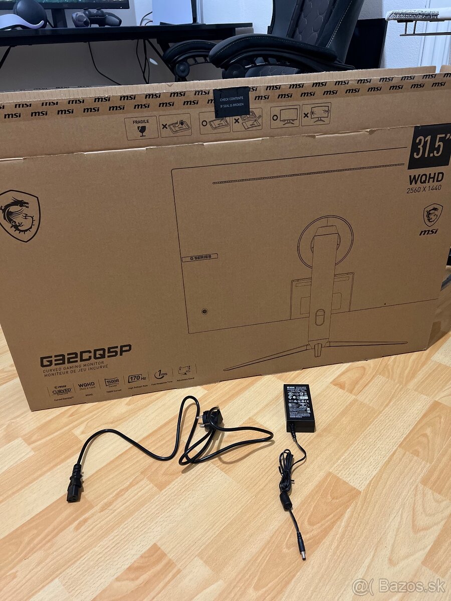 Herný 2K monitor MSI 32” zakrivený - 4