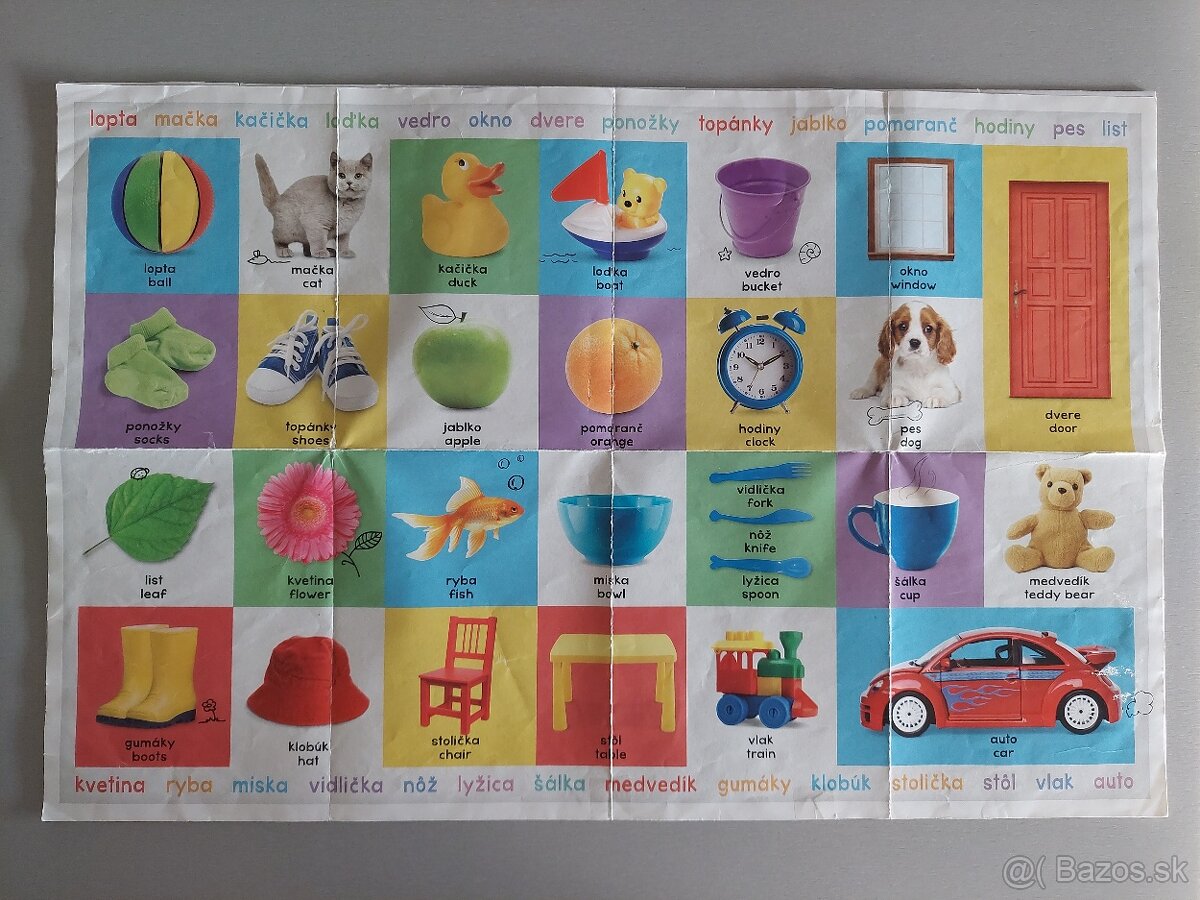 puzzle so slovíčkami a obrázkami - 4