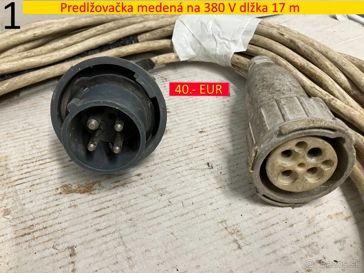 Predlžovačka medená na 380 V - 4