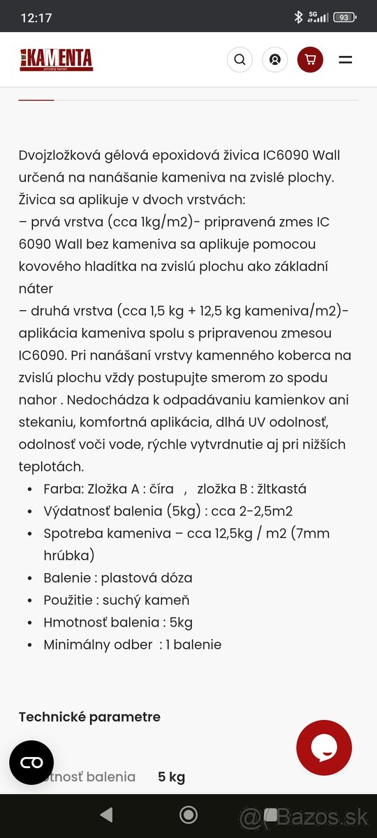 Kamenný koberec chémia - 4