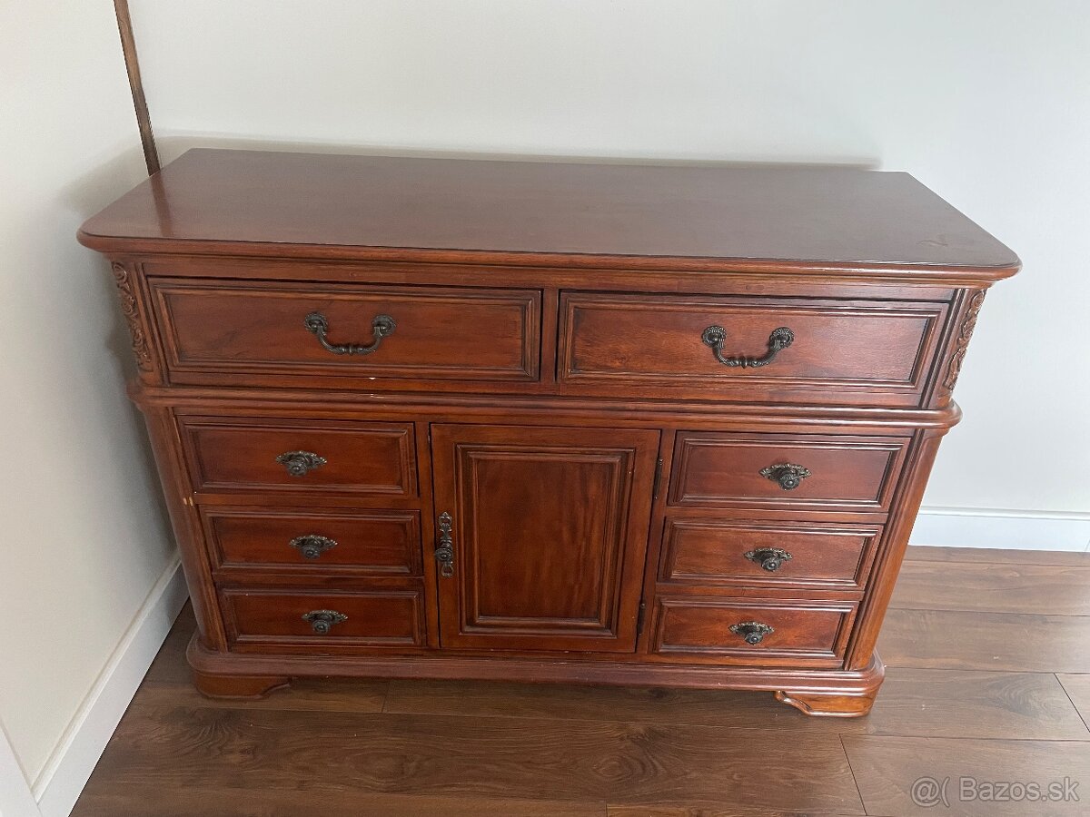 Masívna komoda rustikálna - 4