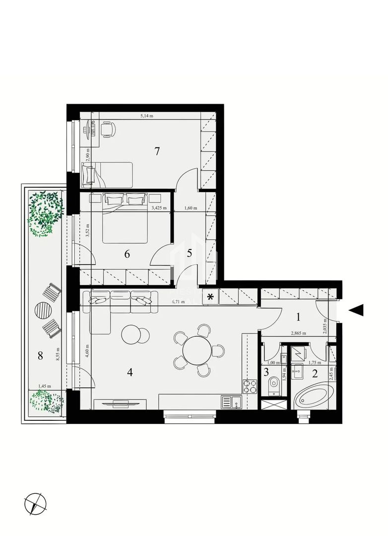 Iba u nás zľava 3-izb. byt v štandarde odovzdaný do Vianoc - 4