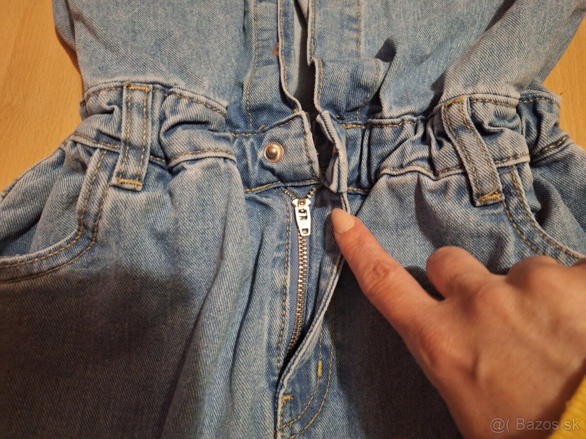 Riflovy overal veľkosť 152 a Retro rifle na traky-146 - 4