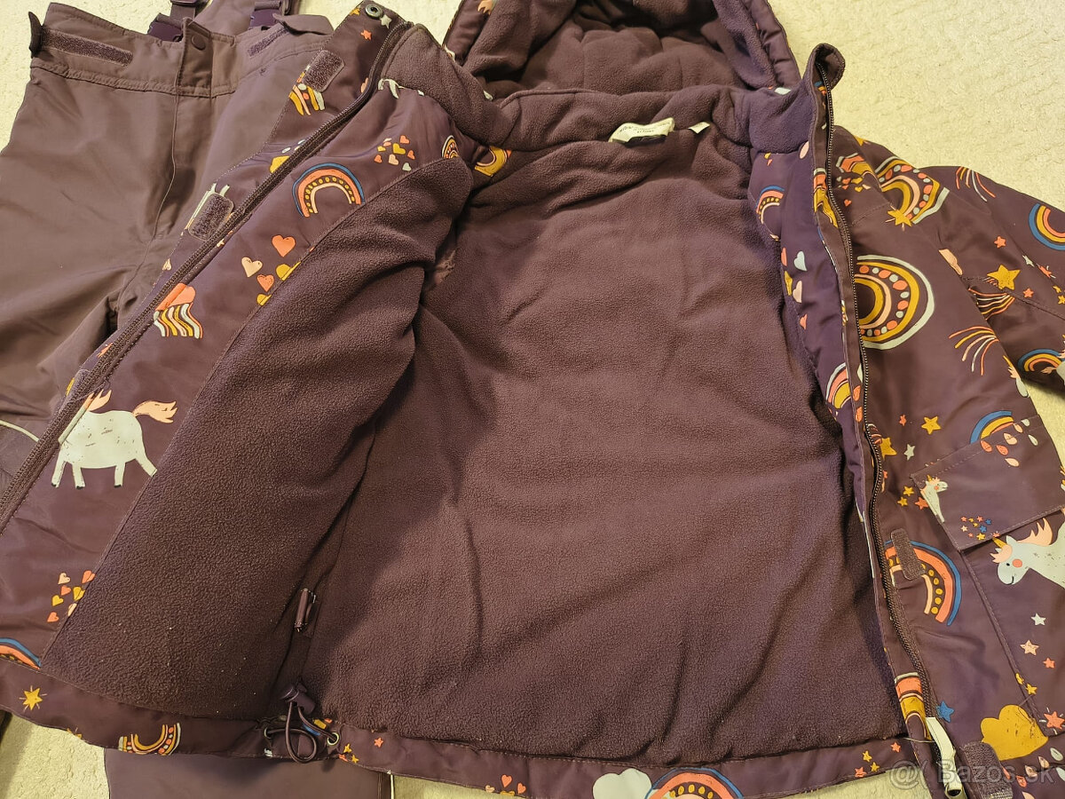 Predám dievčenská zimná súprava značky Tchibo, v. 110-116 - 4