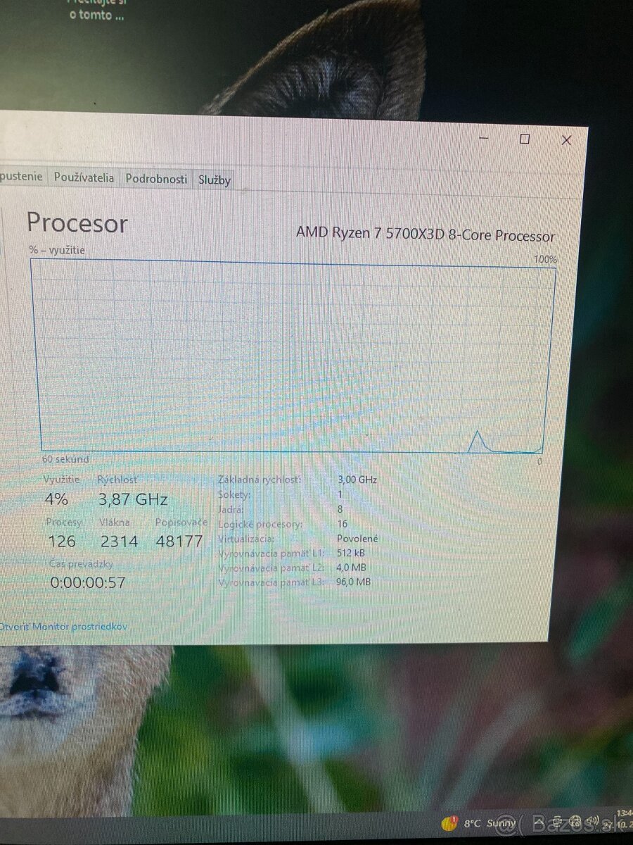 Ryzen 7 5700X3D / RTX 3060ti / 32GB RAM - 4