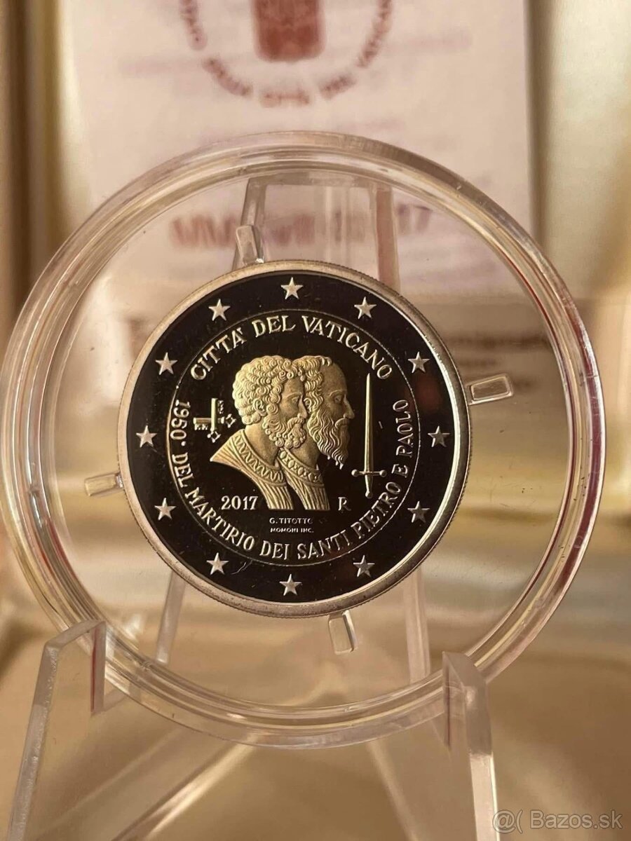 Pamätné 2€ mince Vatikán Proof - 4