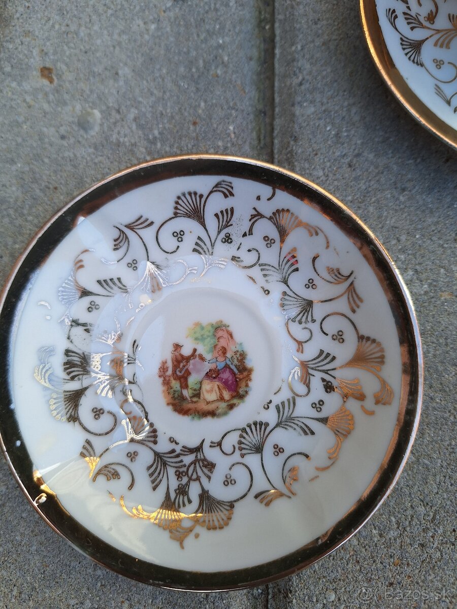 Pozlátená 24 karatovym zlatom cajova suprava - 4