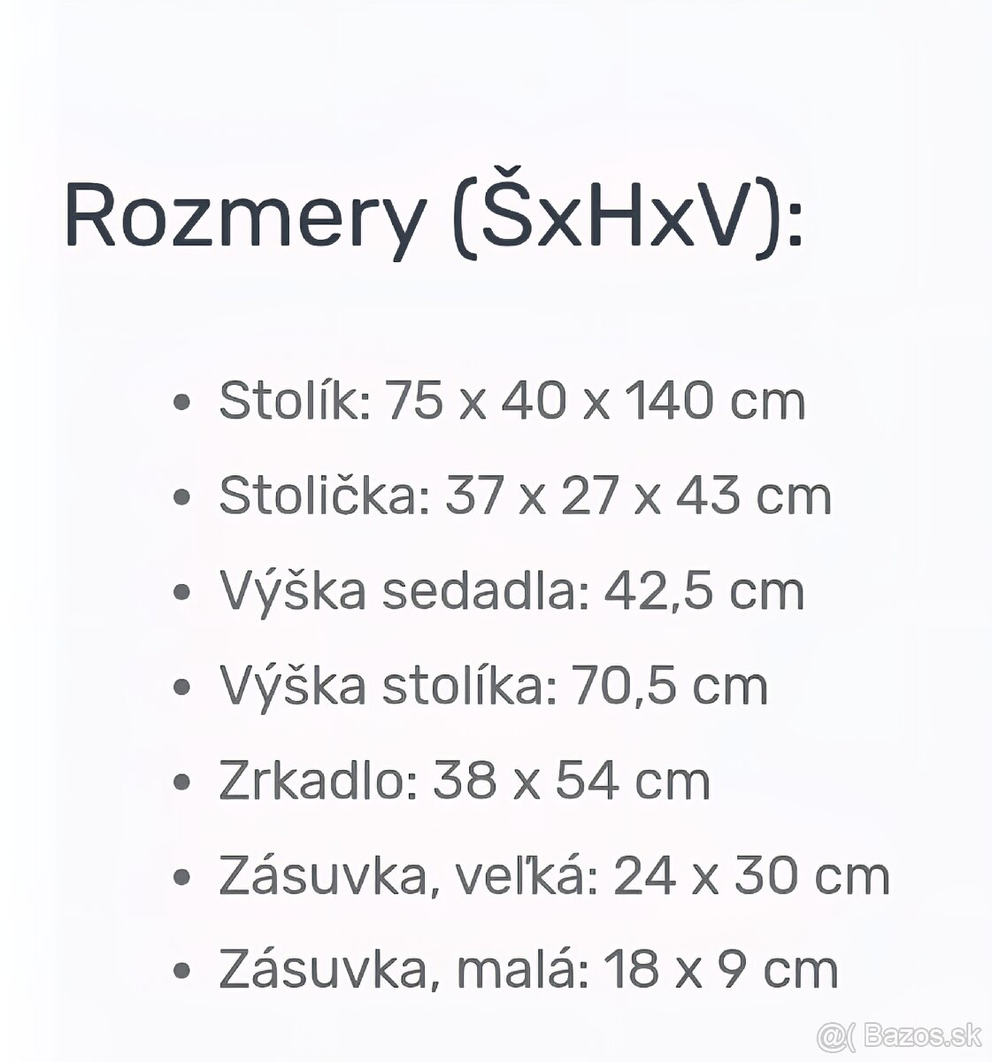 Kozmetický stolík - 4