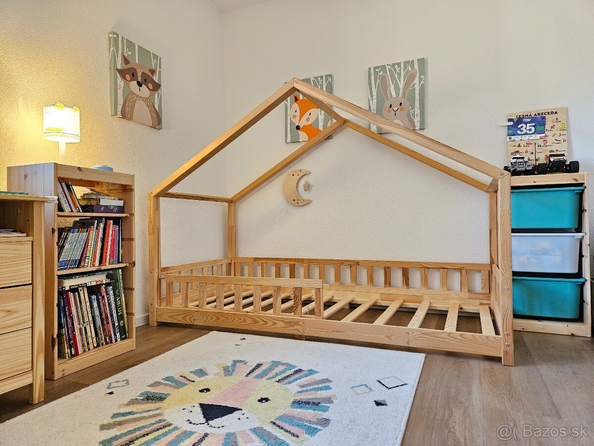 Domčeková posteľ so zábranou Leola Hip - 4
