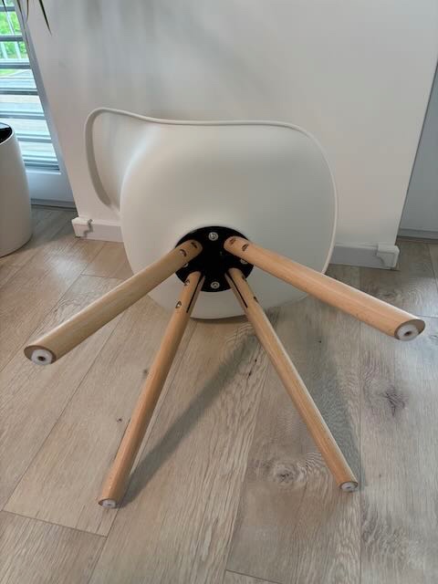 Kuchynská stolička KATHRYN (biela) - 4