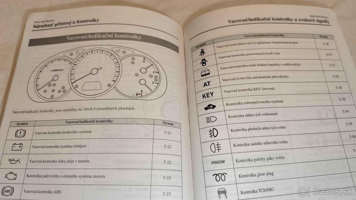MAZDA 5 - návod k obsluze - uživatelská příručka - 4