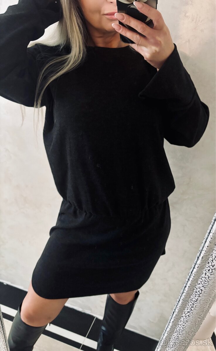 Damske pohodlne šatičky Ema black - 4