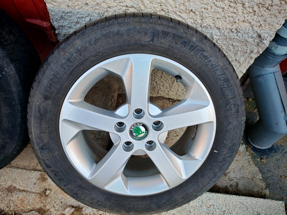Sada originálnych 15' kolies Škoda Octavia 2 - 4