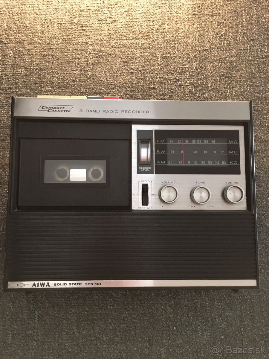 Rádio AIWA s kazeťákom TPR-101 - 4