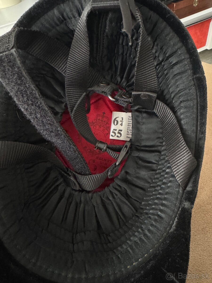 Prilba na kona - detska velurova - 4