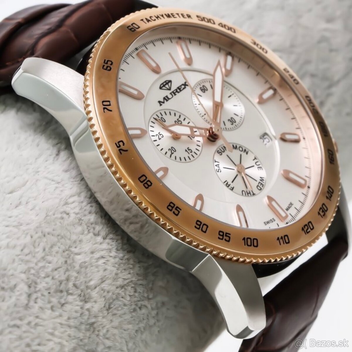 Elegantné pánske hodinky Murex Swiss Made – nové - 4