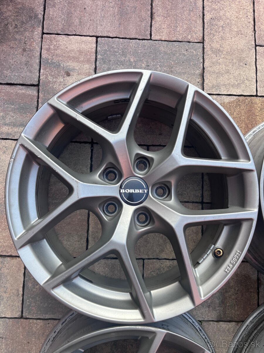 Hliníkové disky Borbet Škoda/VW/Seat - R17, 5x112 - 4