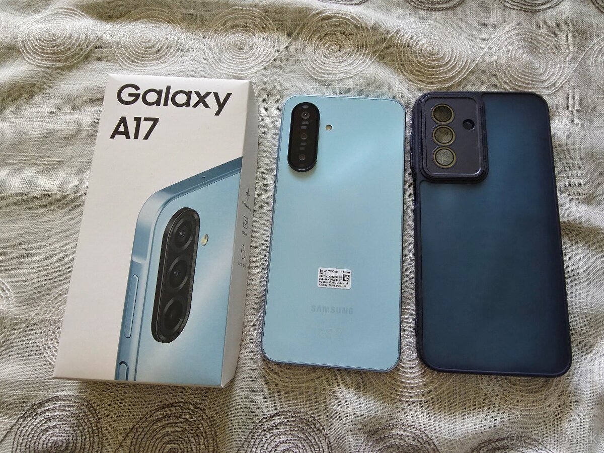 Samsung A17 4G duos modrý super stav - 4