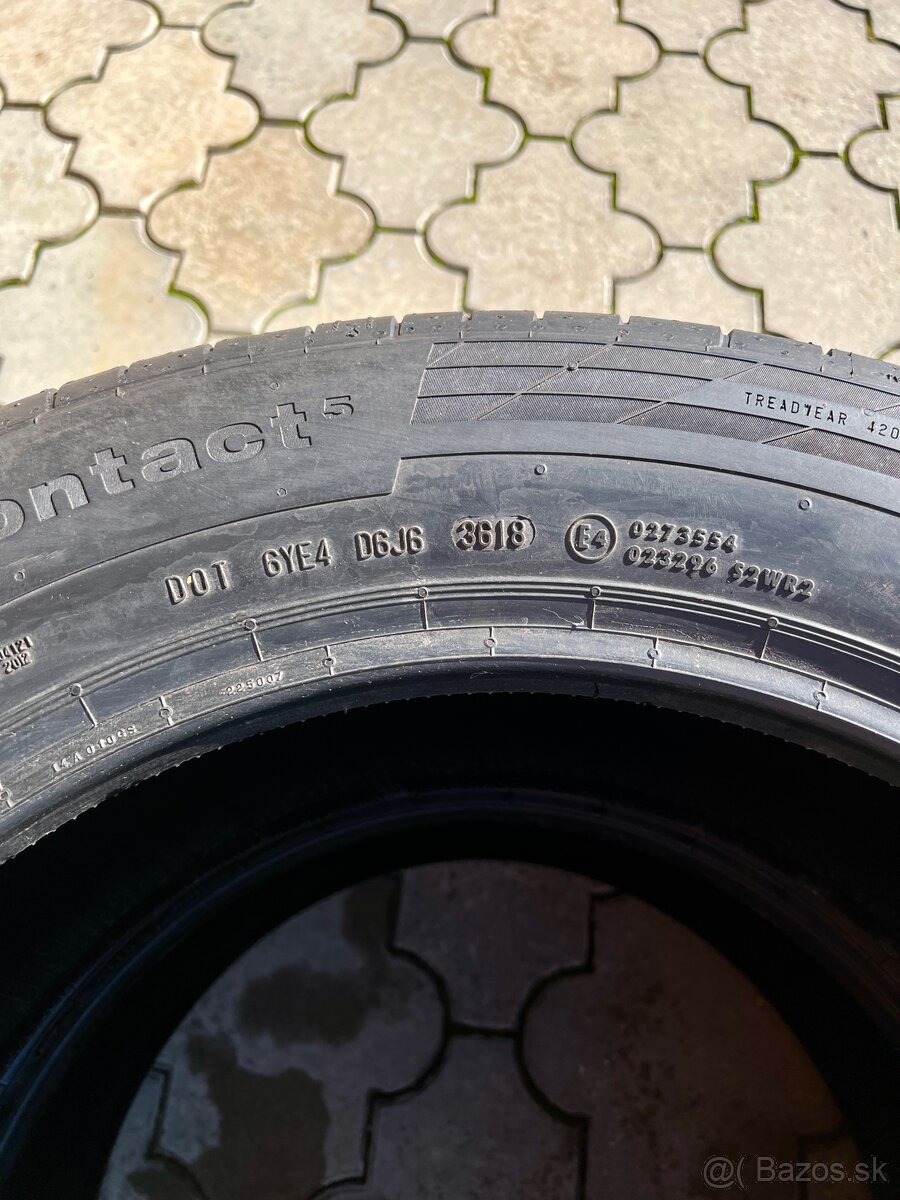 Predám letné pneumatiky Continental 225/60/R18 - 4