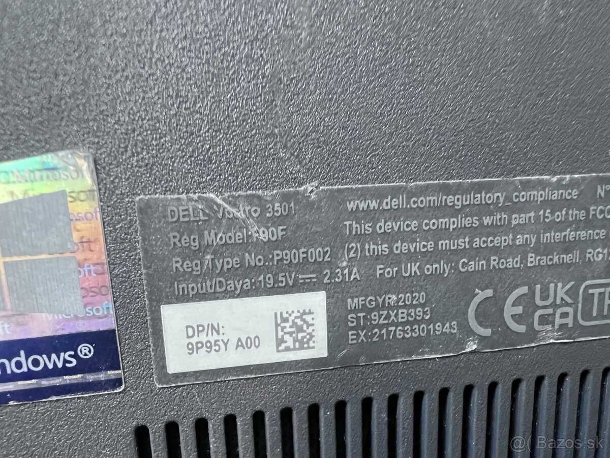 Dell Vostro 3501 - i3-1005G1 - 4