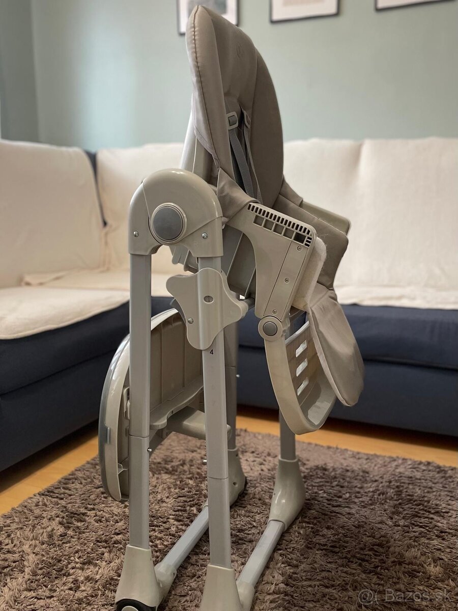 Detská stolička Kinderkraft YUMMY grey - 4