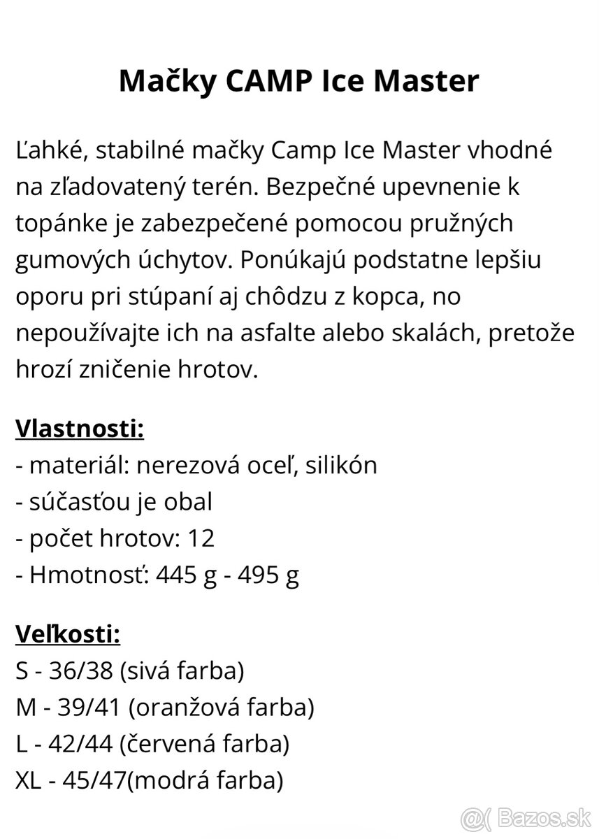 Horolezecké mačky CAMP - 4