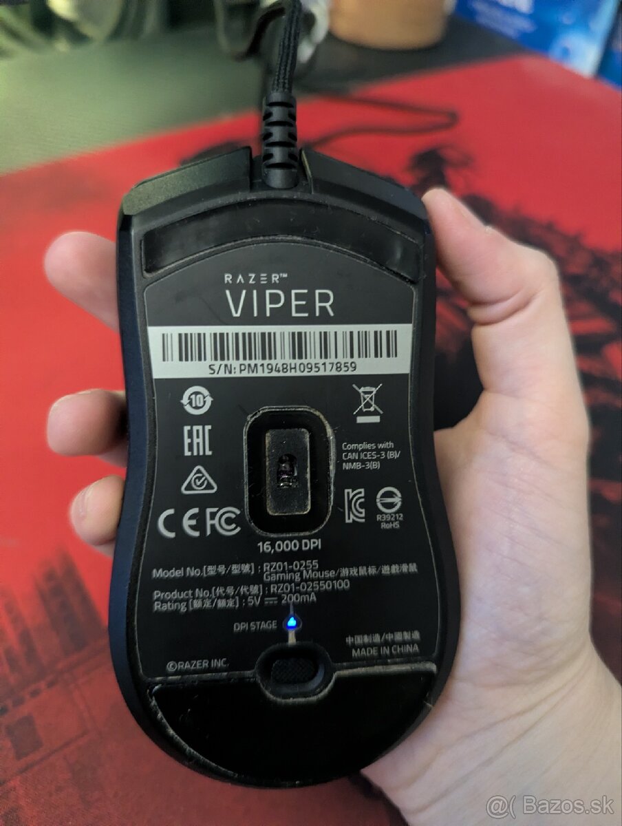 Predám myš Razer VIPER - 4