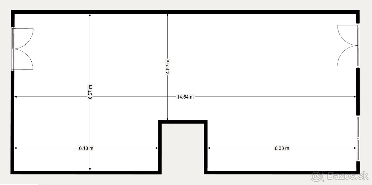 Predaj obchodného priestoru Žilina - Vlčince - 90m2 - 4