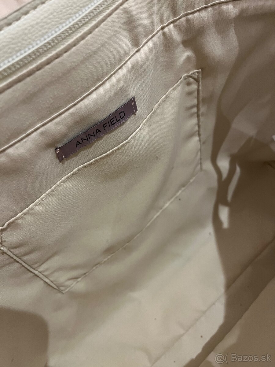 Kabelka na notebook beige - 4