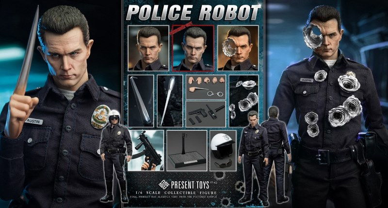 T-1000 Present Toys 1/6 Ne Hot Toys + druhá figurka zdarma - 4